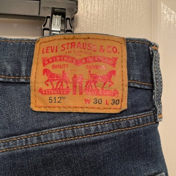 Men's Levi's Blue Jean Denim 550 Slim Fit Taper Fit 30x30 - Picture 11 of 11